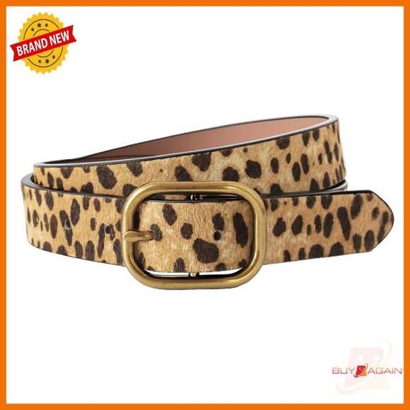 Genuine Leather Belt with Needle Buckle, Fits 26-44 Inch Waist main image 4